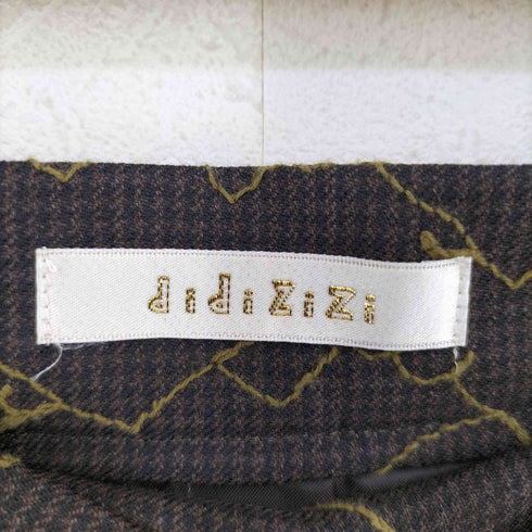 didizizi 刺繍 デザイン スカート レディース FREE