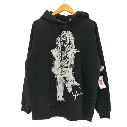 ヨウジヤマモト Yohji Yamamoto 17SS ×朝倉優佳 画と機/デッサンプリントパーカー メンズ JPN:3