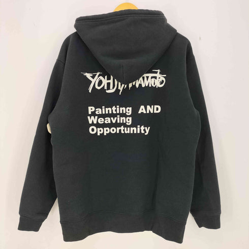 ヨウジヤマモト Yohji Yamamoto 17SS ×朝倉優佳 画と機/デッサンプリントパーカー メンズ JPN:3