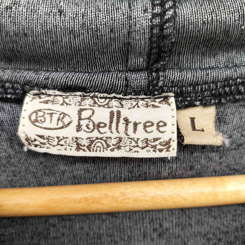 Belltree 00s Y2K ベロア ジップアップ パーカー レディース JPN:L