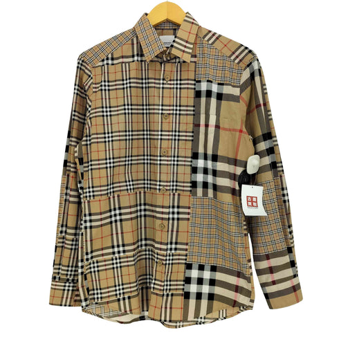 バーバリー BURBERRY 19AW ティッシ期 クレイジーチェックパターン シャツ メンズ import:S