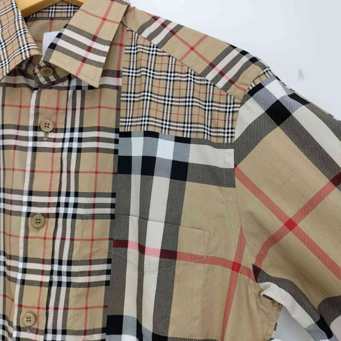 バーバリー BURBERRY 19AW ティッシ期 クレイジーチェックパターン シャツ メンズ import:S