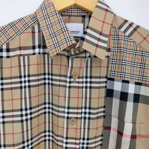 バーバリー BURBERRY 19AW ティッシ期 クレイジーチェックパターン シャツ メンズ import:S