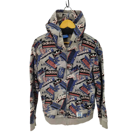 アディダス adidas ×NIGO 総柄 ジップパーカー メンズ JPN:L