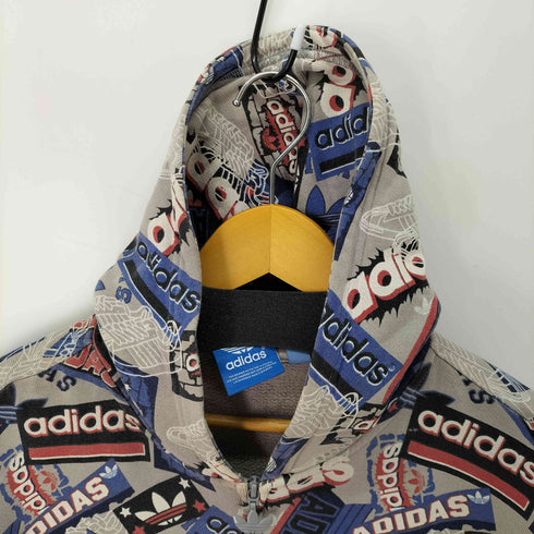 アディダス adidas ×NIGO 総柄 ジップパーカー メンズ JPN:L