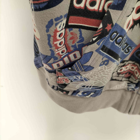 アディダス adidas ×NIGO 総柄 ジップパーカー メンズ JPN:L