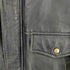 BLACK LEDER 紳士ラムレザーハーフコート メンズ S