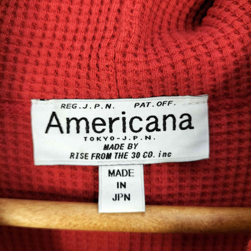 アメリカーナ Americana サーマルフーデッドプルオーバー レディース
