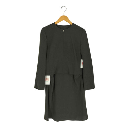 ミスクロエ miss Chloe 日本製 ポリレーヨン ジャケット スカート セットアップ レディース 42