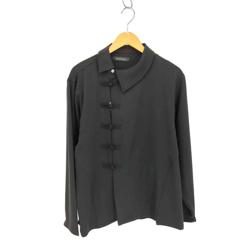 ノットコンベンショナル NOT CONVENTIONAL SATIN ASYMMETRY CHINA SHIRT メンズ F