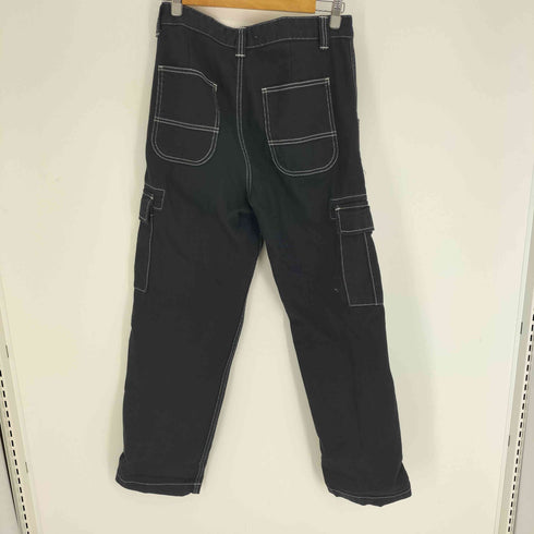 ザラ ZARA ステッチ ストレート カーゴ パンツ メンズ FR:38-40