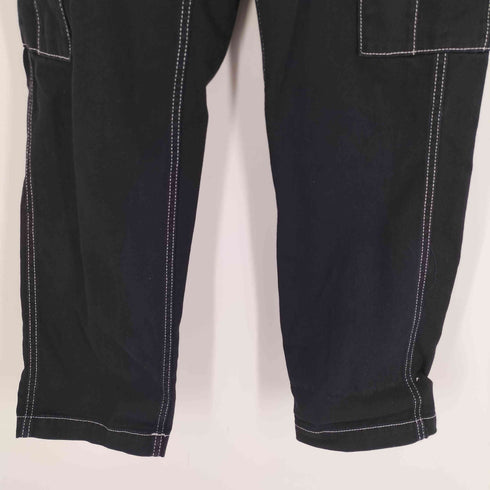 ザラ ZARA ステッチ ストレート カーゴ パンツ メンズ FR:38-40
