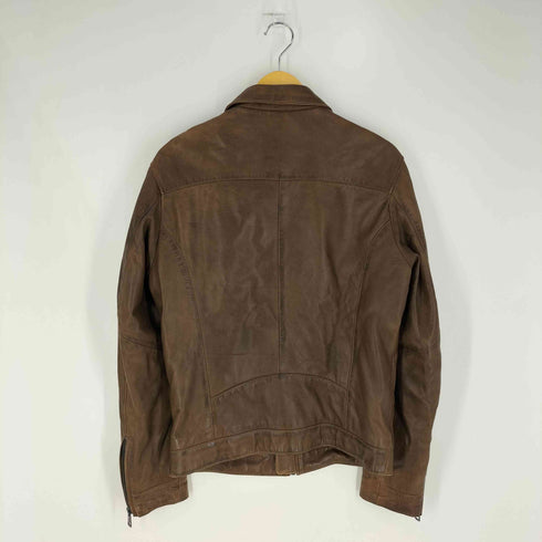 SERGE PARIENTE ジップアップ シープレザー ジャケット メンズ import:M
