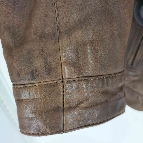 SERGE PARIENTE ジップアップ シープレザー ジャケット メンズ import:M