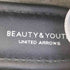 ビューティーアンドユースユナイテッドアローズ BEAUTY & YOUTH UNITED ARROWS Vカット スクエアトゥ レザーフラットシューズ レディース 37 1/2