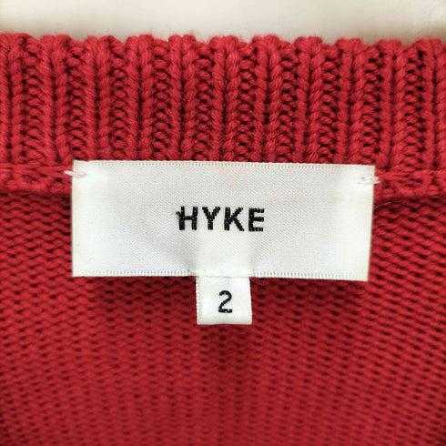 ハイク HYKE リブ ウールカーディガン メンズ JPN:2