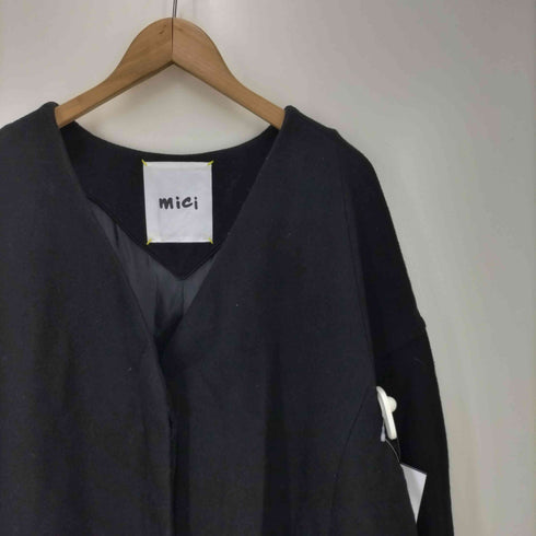 ミチ mici バックスリット 比翼ノーカラーコート レディース JPN:M