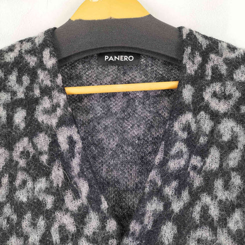 PANERO Leopard mohair cardigan メンズ JPN:S