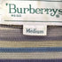 バーバリーズ BURBERRYS ワンポイント刺繍ボーダー L/S ポロシャツ メンズ JPN:M