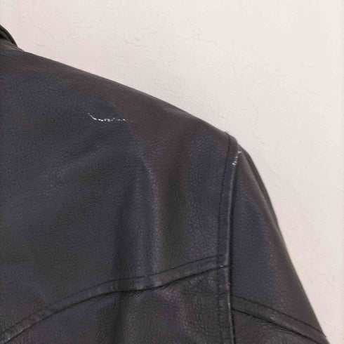 ナイツブリッジ KNIGHTSBRIDGE 裏地ブランケット キルティング レザー ジップアップジャケット メンズ import:S