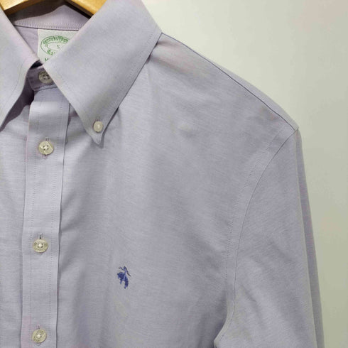 ブルックスブラザーズ BROOKS BROTHERS ロゴ刺繍 MILANO FIT ボタンダウン ロングスリーブシャツ メンズ import:S