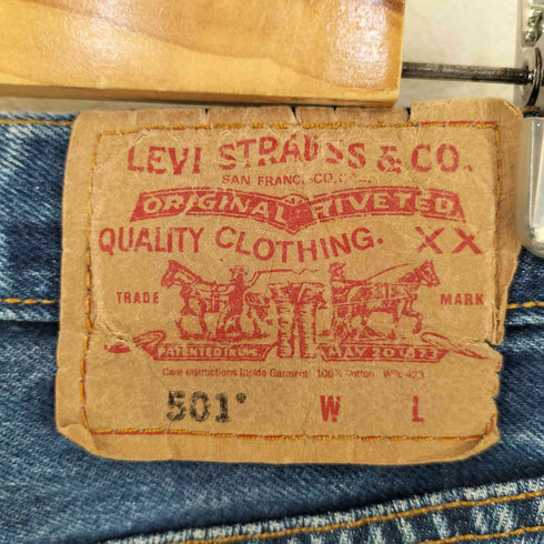 リーバイス Levis 00s グアテマラ製 15501-0186 ボタン裏324 デニムパンツ メンズ W30/L32
