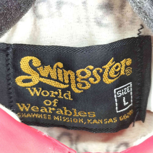 スウィングスター SWINGSTER 70S USA製 バックプリントコーチジャケット メンズ import:L