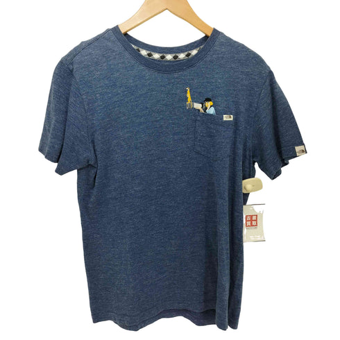 ザノースフェイス THE NORTH FACE キャラクター刺繍 ショートスリーブ ポケットTシャツ メンズ JPN:M