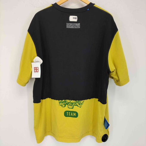 エイチアンドエム H&M H2 ダブルフェイス インサイドアウト クルーネックTシャツ メンズ JPN:M