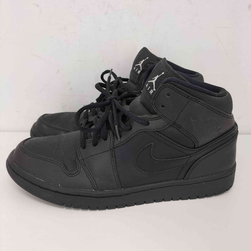 ジョーダンブランド JORDAN BRAND AIR JORDAN 1 RETRO MID BLACK メンズ JPN:26.5