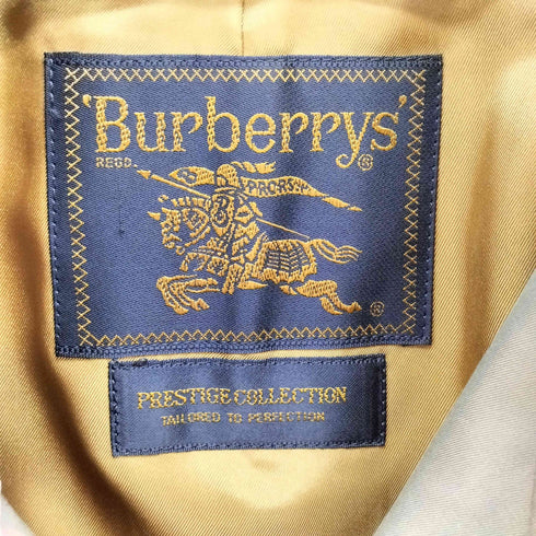 バーバリーズ BURBERRYS PRESTIGE COLLECTION 玉虫 ノバチェックライナー ステンカラーコート メンズ 170