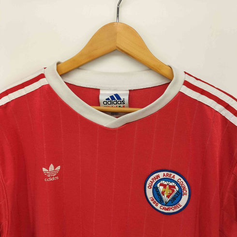 アディダスオリジナルス adidas Originals 90s 万国旗タグ #12 Quapaw Area Council スリーストライプ ゲームシャツ メンズ