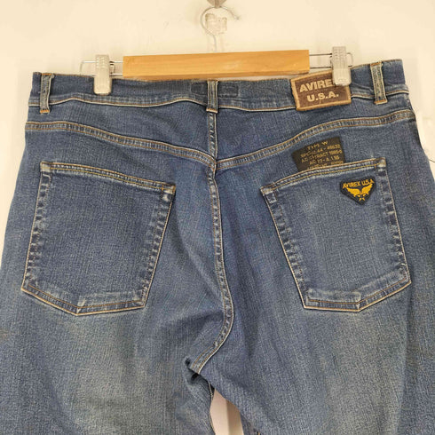 アヴィレックス AVIREX 4J101 ストレートデニムパンツ メンズ 36