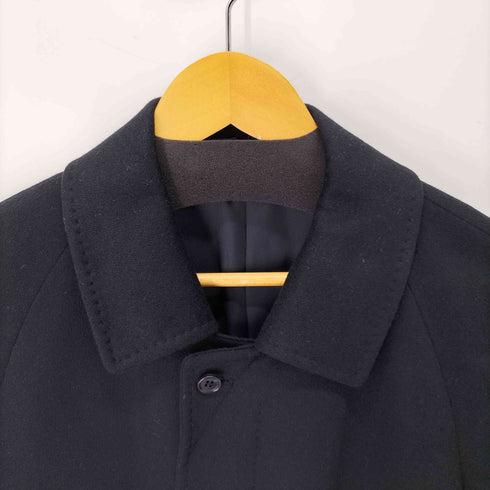 PURE CASHMERE カシミヤ100 ステンカラーコート メンズ A5