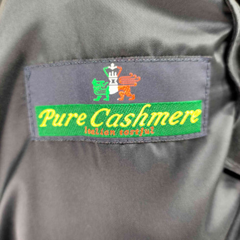 PURE CASHMERE カシミヤ100 ステンカラーコート メンズ A5