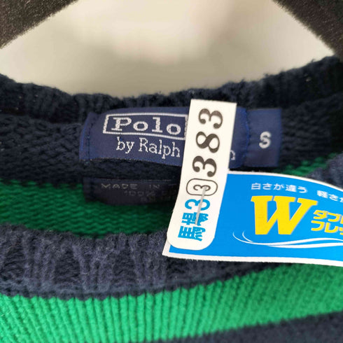ポロバイラルフローレン Polo by RALPH LAUREN ボーダー コットンニット メンズ import:S