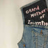 リーバイス Levis MADE IN USA デニムベスト ペイント加工 レディース JPN:M