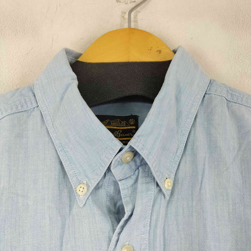 エディーバウアー Eddie Bauer 80-90S 黒タグ NORTHWEST CHAMBRAY BD L/S シャンブレーシャツ メンズ import:XL