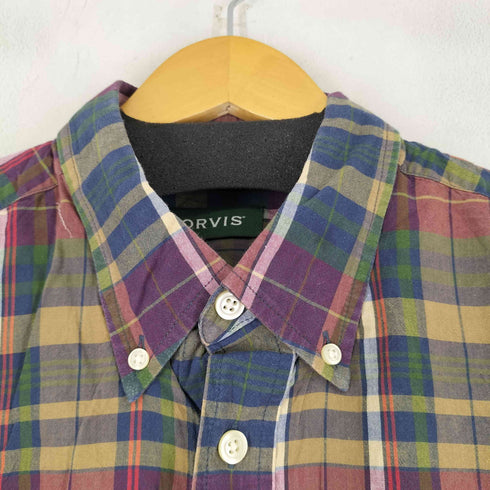 オービス ORVIS 00S BD L/S チェックシャツ メンズ import:XL