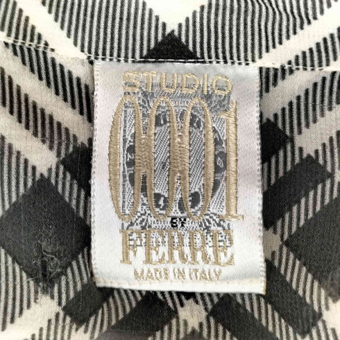 ストゥーディオフェレ studio 0001 by ferre イタリア製 シルク混 シアージャケット レディース 42