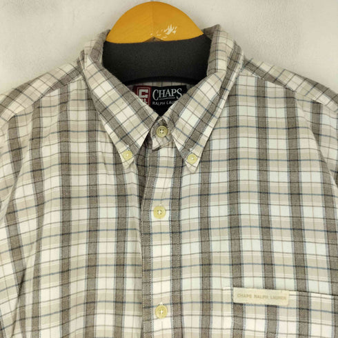 チャップスラルフローレン CHAPS RALPH LAUREN BD L/S チェックシャツ メンズ import:XL