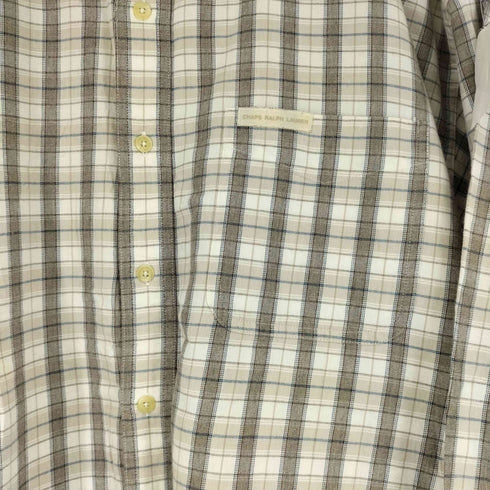 チャップスラルフローレン CHAPS RALPH LAUREN BD L/S チェックシャツ メンズ import:XL