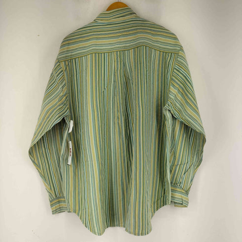 トミーバハマ Tommy Bahama 90S L/S ストライプ シルクシャツ メンズ import:M