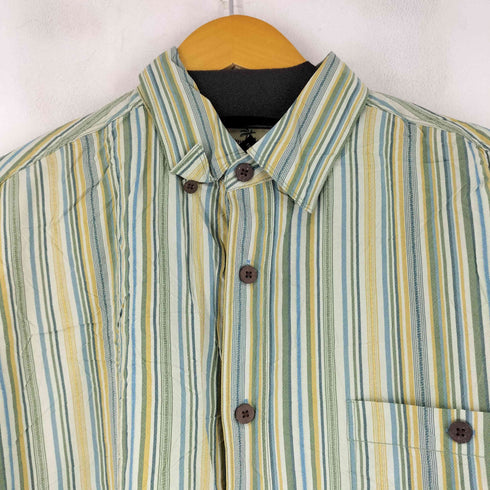 トミーバハマ Tommy Bahama 90S L/S ストライプ シルクシャツ メンズ import:M