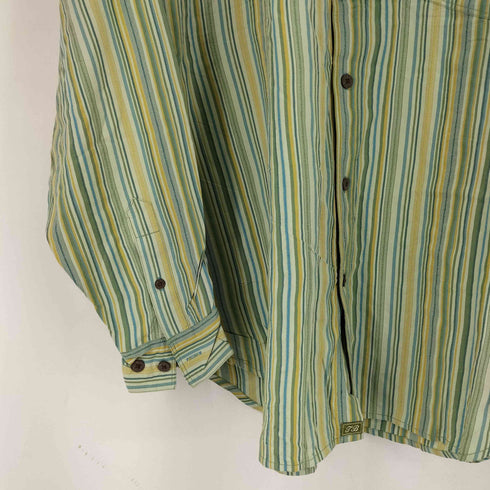 トミーバハマ Tommy Bahama 90S L/S ストライプ シルクシャツ メンズ import:M