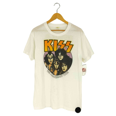 スクリーンスターズ SCREEN STARS 80s シングルステッチ バンド 両面プリント クルーネック Tシャツ メンズ import:L