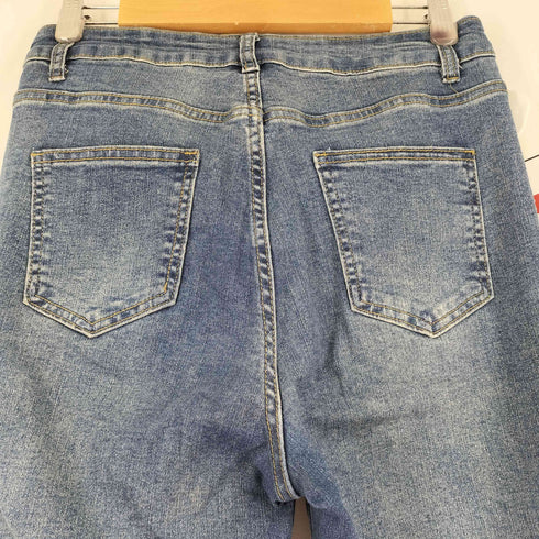 フレアデニムパンツ レディース