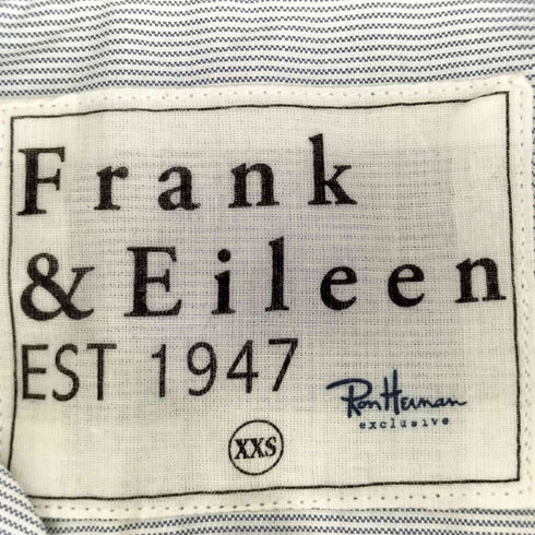 フランクアンドアイリーン Frank&Eileen USA製 BARRY スキッパーストライプシャツ レディース XXS