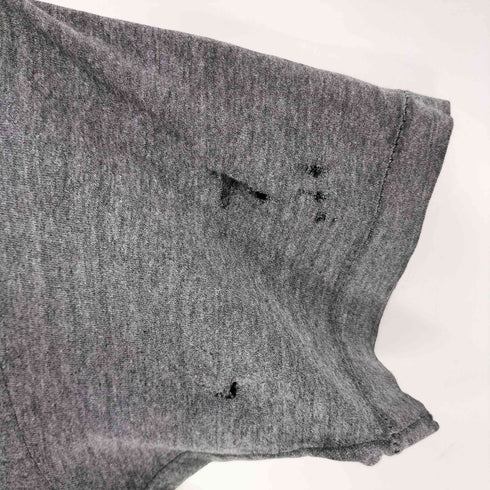 ヘルスニット Healthknit 90s シングルステッチ バンド スカル 両面プリント クルーネック Tシャツ メンズ import:L