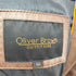 Oliver Brown 羊革 レザーダウンジャケット メンズ LL